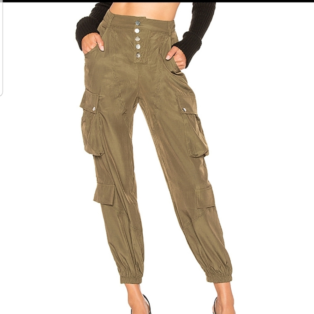 Lioness Cypress Pants in Green Khaki